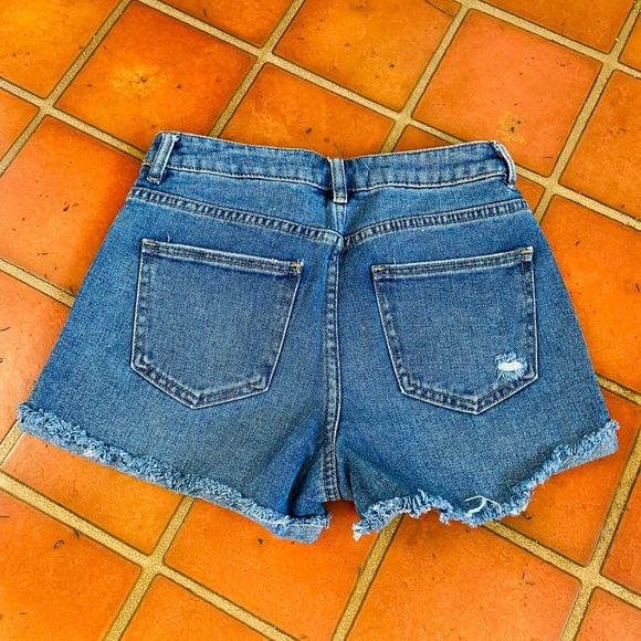 Pacsun Distressed Moms Shorts Size 25 - Picture 5 of 5